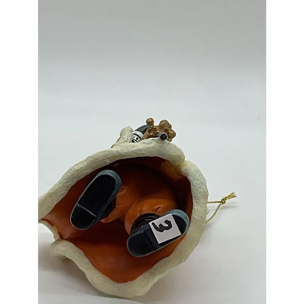 Ashton-Drake Old World Santa Jingling SleighBells Thomas Kinkade Ornament
